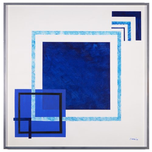 Abstract with Blue Squares_txt